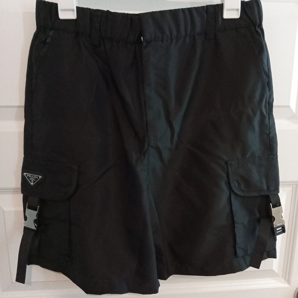 Prada Black Re-Nylon Shorts